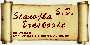 Stanojka Drašković vizit kartica